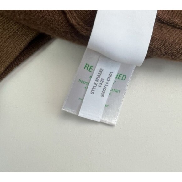 J Crew Eloise Sweater Blazer S Brown Wool Blend Oversized Cardigan Classic Prep - Picture 12 of 12